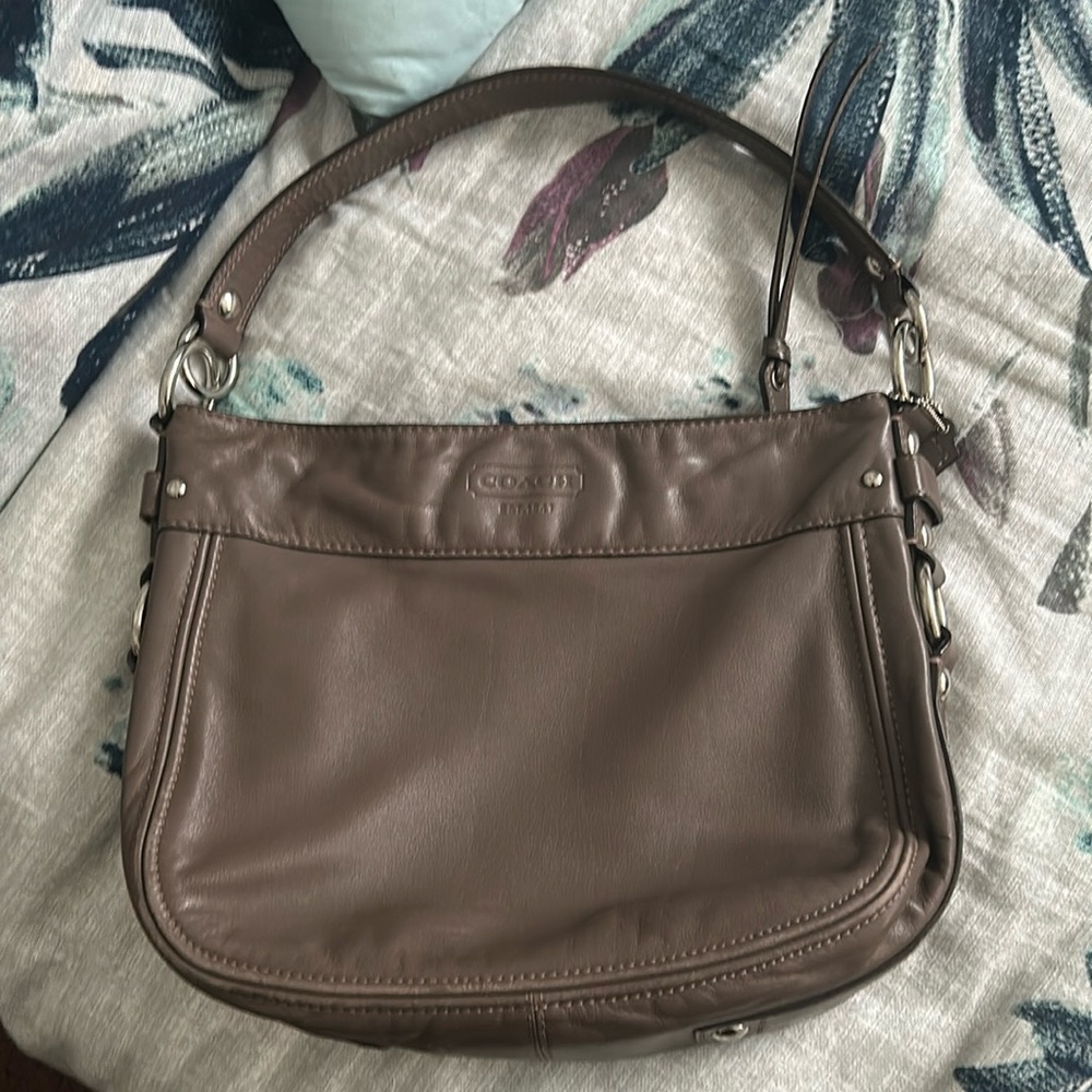 Coach Zoe Leather Bag